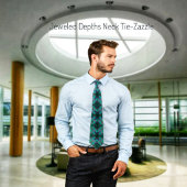 met juwelen getooide diepten-II Stropdas