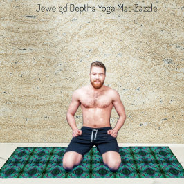 met juwelen getooide diepten-II Yogamat