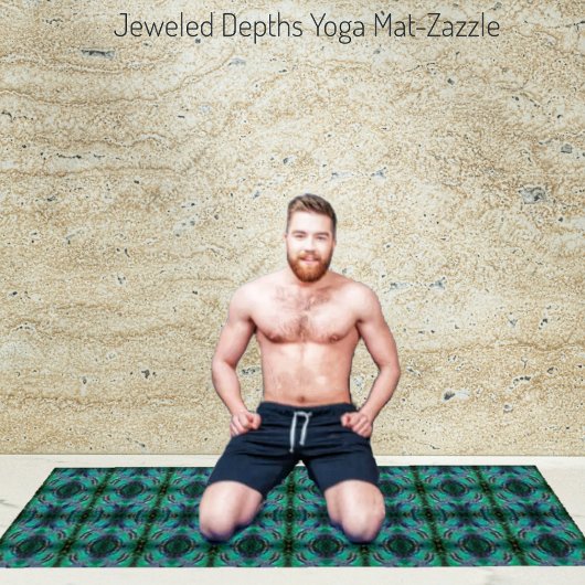 met juwelen getooide diepten-II Yogamat