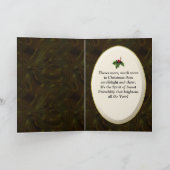 Met juwelen getooide Kerstboom Feestdagen Kaart (Binnen)