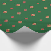 Met juwelen versierd patroon inpakpapier (Hoek)