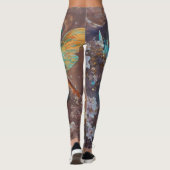 met juwelen versierde kat leggings (Achterkant)