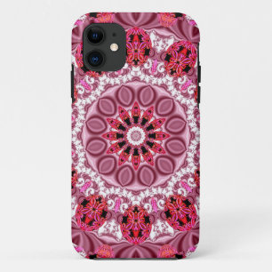 Met juwelen versierde waaier, abstracte kant snoep Case-Mate iPhone case