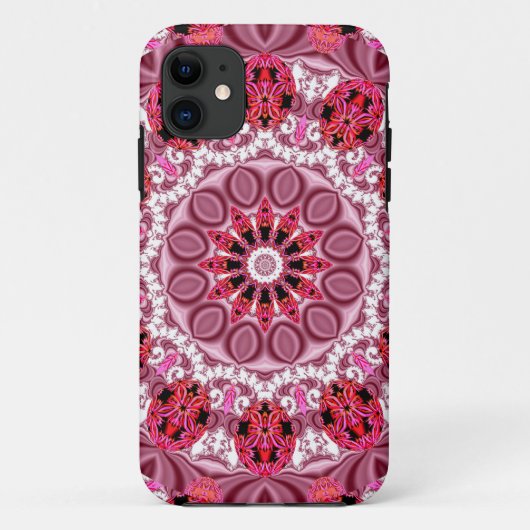 Met juwelen versierde waaier, abstracte kant snoep Case-Mate iPhone case (Achterkant)