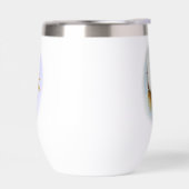 met katoenbolletjes geïsoleerde trommel (Links)