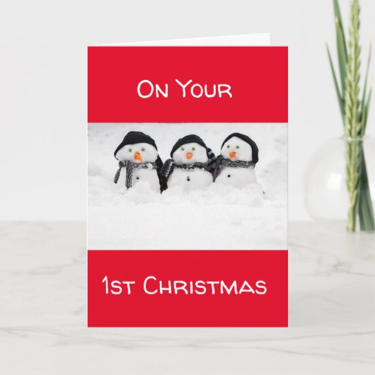 MET KERST **1e KERST** PRETTIGE FEESTDAGEN  Kaart (Voorkant)