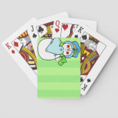 Met kerst bedekte speelkaarten (Achterkant)