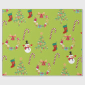 met kerst cadeaupapier (Vlak)