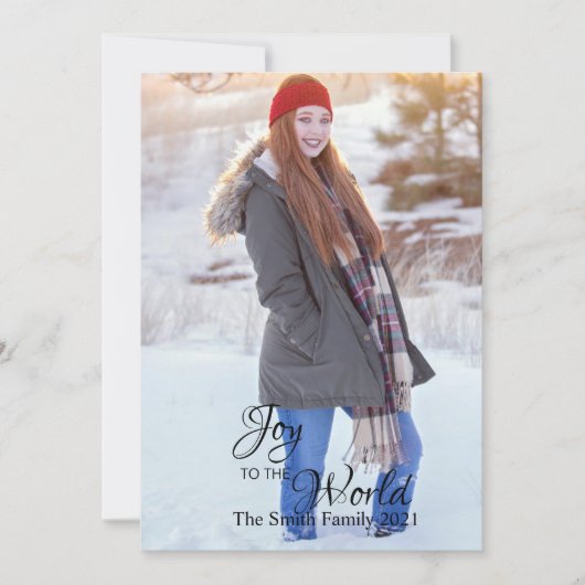  met kerst en groene polaire dot terug feestdagenkaart (Voorkant)