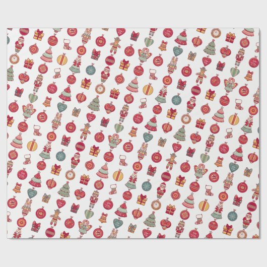 Met kerst omhuld papier (Vlak)