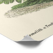  met kerstboompijn met gevintage kerstmis poster (Hoek)