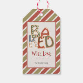Met kerstcadeautags voor liefdes cadeaulabel (Achterkant)