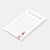 Met kerstcadeautjes kun je postit-opmerkingen make post-it® notes (Schuin)