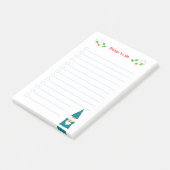 Met kerstcadeautjes kun je postit-opmerkingen make post-it® notes (Schuin)