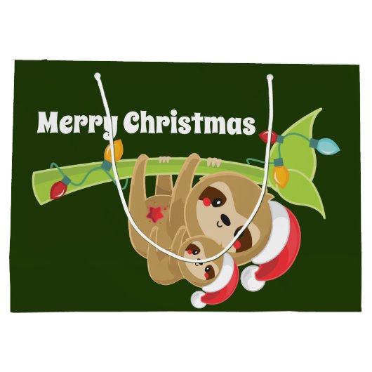 Met kerstfeestdagen kunt u bericht toevoegen groot cadeauzakje (Achterkant)