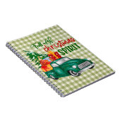 Met kerstgeest en groene spelbreker notitieboek (Rechterzijde)