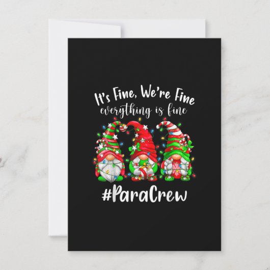 Met kerstlicht ben ik prima alles is prima kaart (Voorkant)