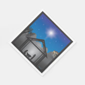 Met kerstmis bekleed papier, luiers, standaardlunc servet (Hoek)