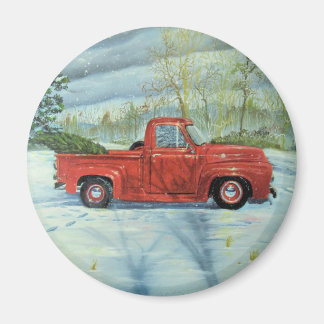 Met kerstmis de boom opknappen magneet