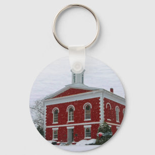 Met kerstmis gedecorbeerd sleutelhanger