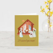 Met Kerstmis! Oekraïense Kerstmis Kaart (Gele Bloem)