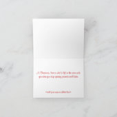 Met Kerstmis - Standaard poedel Feestdagen Kaart (Binnen)