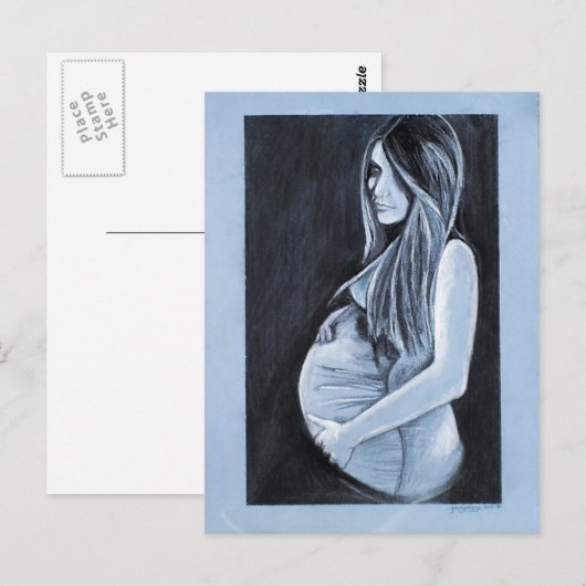 met kind - briefkaart (Voorkant / Achterkant)