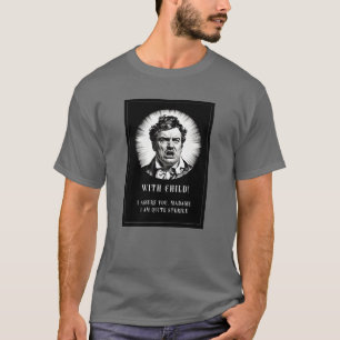 Met kind? - Droge Humor T-shirt