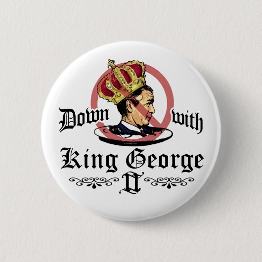 Met King George Button  (Voorkant)