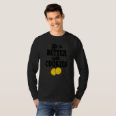 Met Koekjes Chocolade Chip Strooigoed Vrouwen T-shirt (Voorkant volledig)
