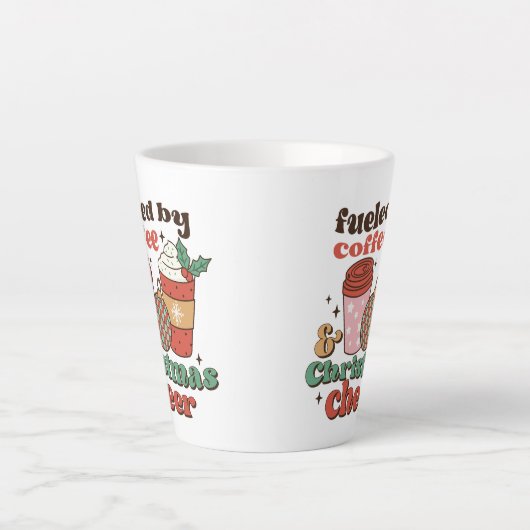 Met koffie en kerstmis latte Mok (Voorkant)