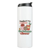 Met koffie en kerstmis thermosbeker (Gedraaid links)