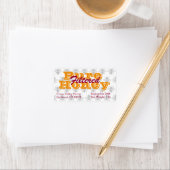 Met koningin gefilterde honingpot etiket (Insitu)