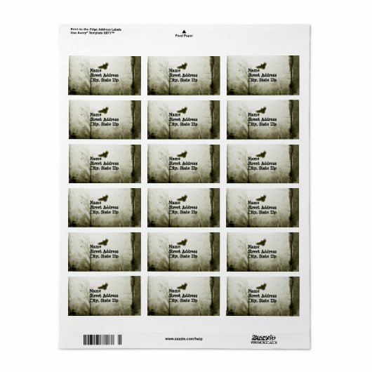  met kraai etiket (Full Sheet)