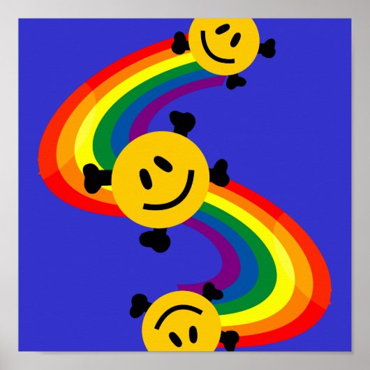 met kruisbotten poster (Voorkant)