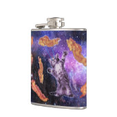 Met laseroog geslagen vlek heupfles (Links)