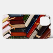 Met leder verbonden journalen Case-Mate iPhone case (Achterkant (horizontaal))