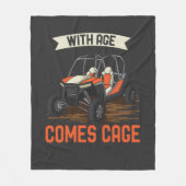 Met leeftijdscollectuur naast UTV Fleece Deken (Voorkant)