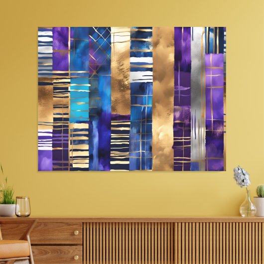 met levendige kernfusie omwikkeld canvas (Insitu (Woonkamer))