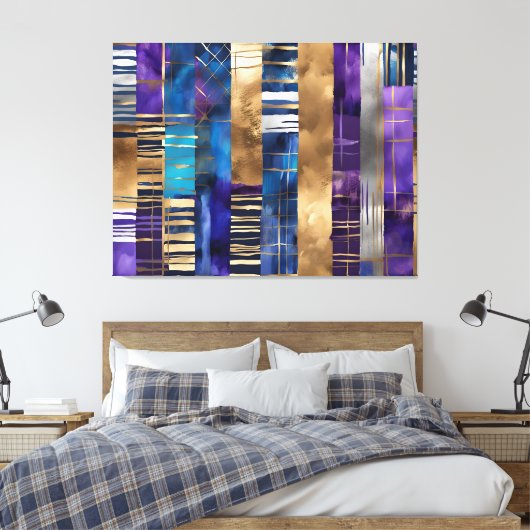 met levendige kernfusie omwikkeld canvas (Insitu (Slaapkamer))