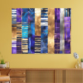 met levendige kernfusie omwikkeld canvas afdruk (Insitu (Woonkamer))