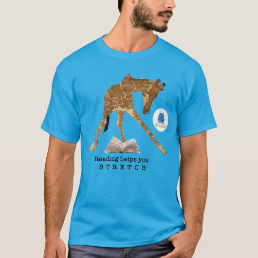 Met lezen kunt u uw T-shirt STRETCH Giraffe (Voorkant)
