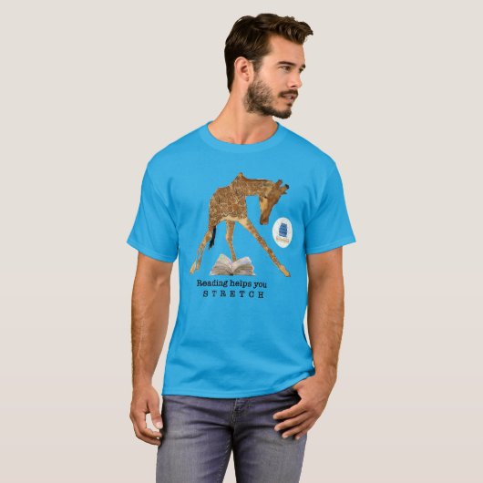 Met lezen kunt u uw T-shirt STRETCH Giraffe (Voorkant volledig)