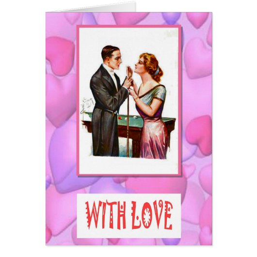 Met liefde - aan een snooker tafel (Voorkant)