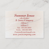 Met liefde bakken. . . Visitekaartje met rolpincod (Achterkant)