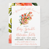 Met liefde bedreven! Umbrella Baby Sprinkle Kaart (Voorkant / Achterkant)