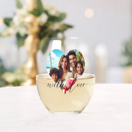 Met liefde beste oma ooit Moederdag | Foto Wijnglas Zonder Voet