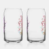 met liefde blikvorm glas (Rechts)