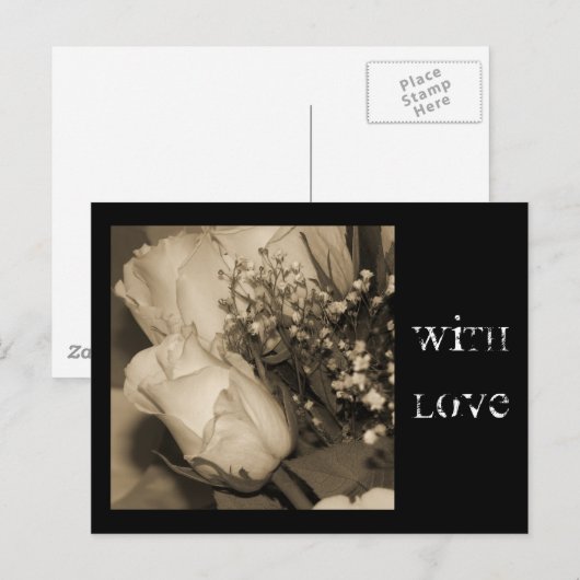 Met liefde briefkaart (Voorkant / Achterkant)