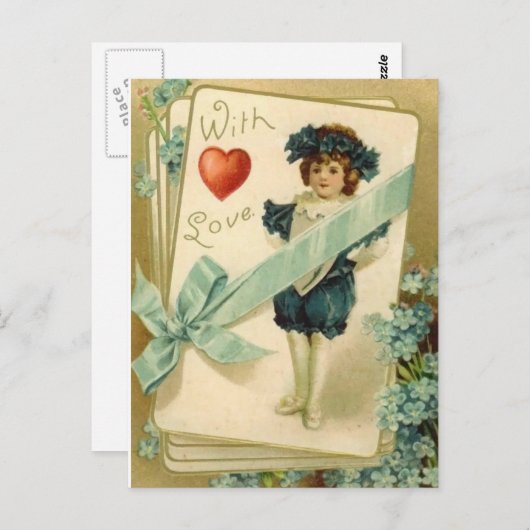 Met liefde briefkaart (Voorkant / Achterkant)